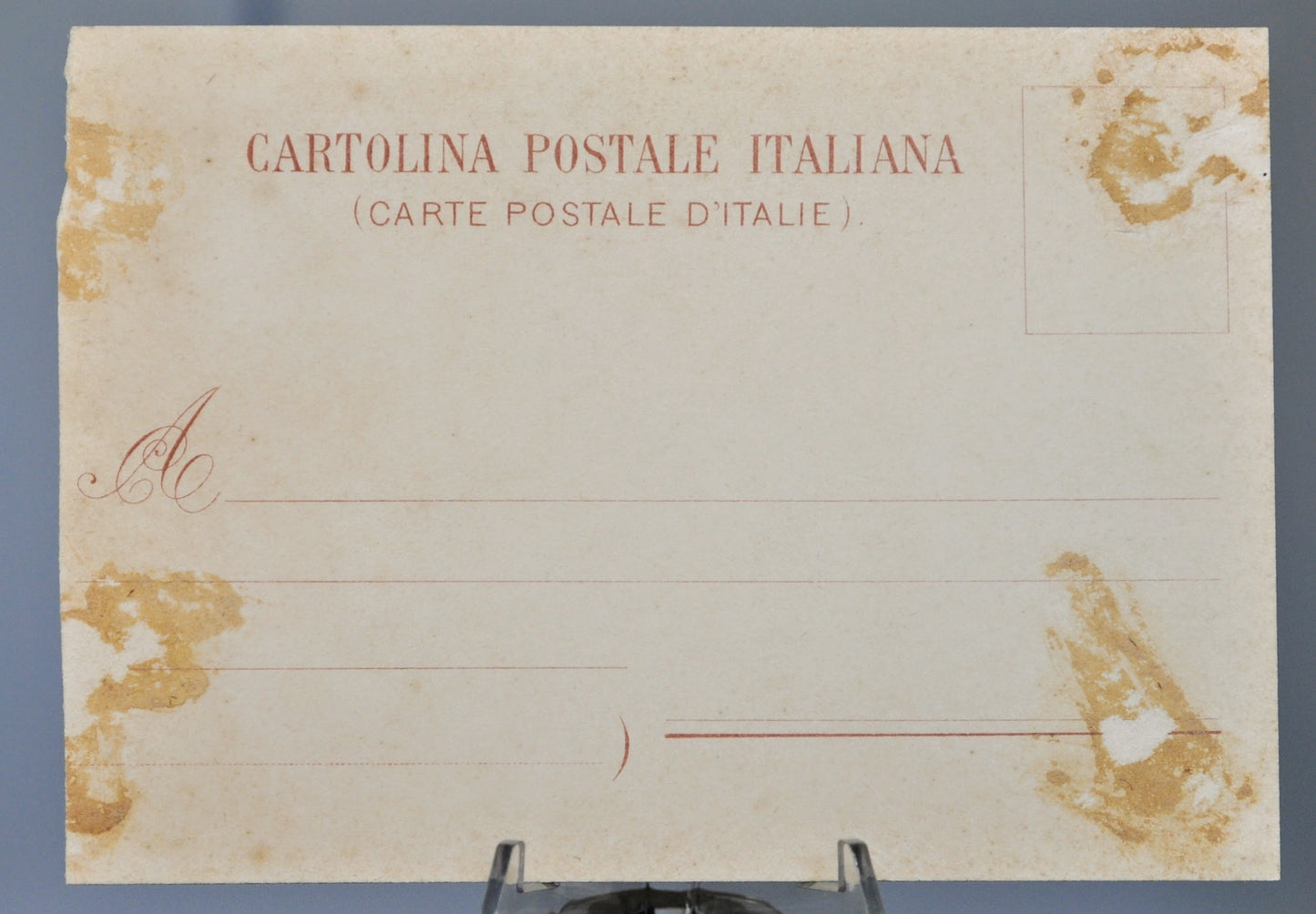 1900s Pescatori nel Golfo di Napoli Italy Artist Postcard - Unposted/Blank - Antique Richter & Co Naples Gulf Italian Lithograph Postcard