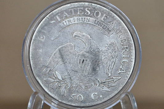 1813 Capped Bust Half Dollar - VG+; Great Date - 1813 Half Dollar US Half Dollar 1813, Rare Early Half, Low Mintage