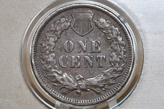 1872 Indian Head Penny - Choice VF - Great Color - Key Date, Perfect for a collection US 1 Penny 1872