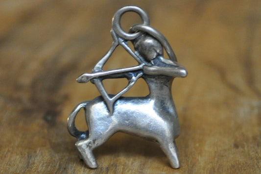 Silver Centaur/Sagittarius Pendant - Tested Sterling Silver - Astrology Pendant - Mythological Pendant