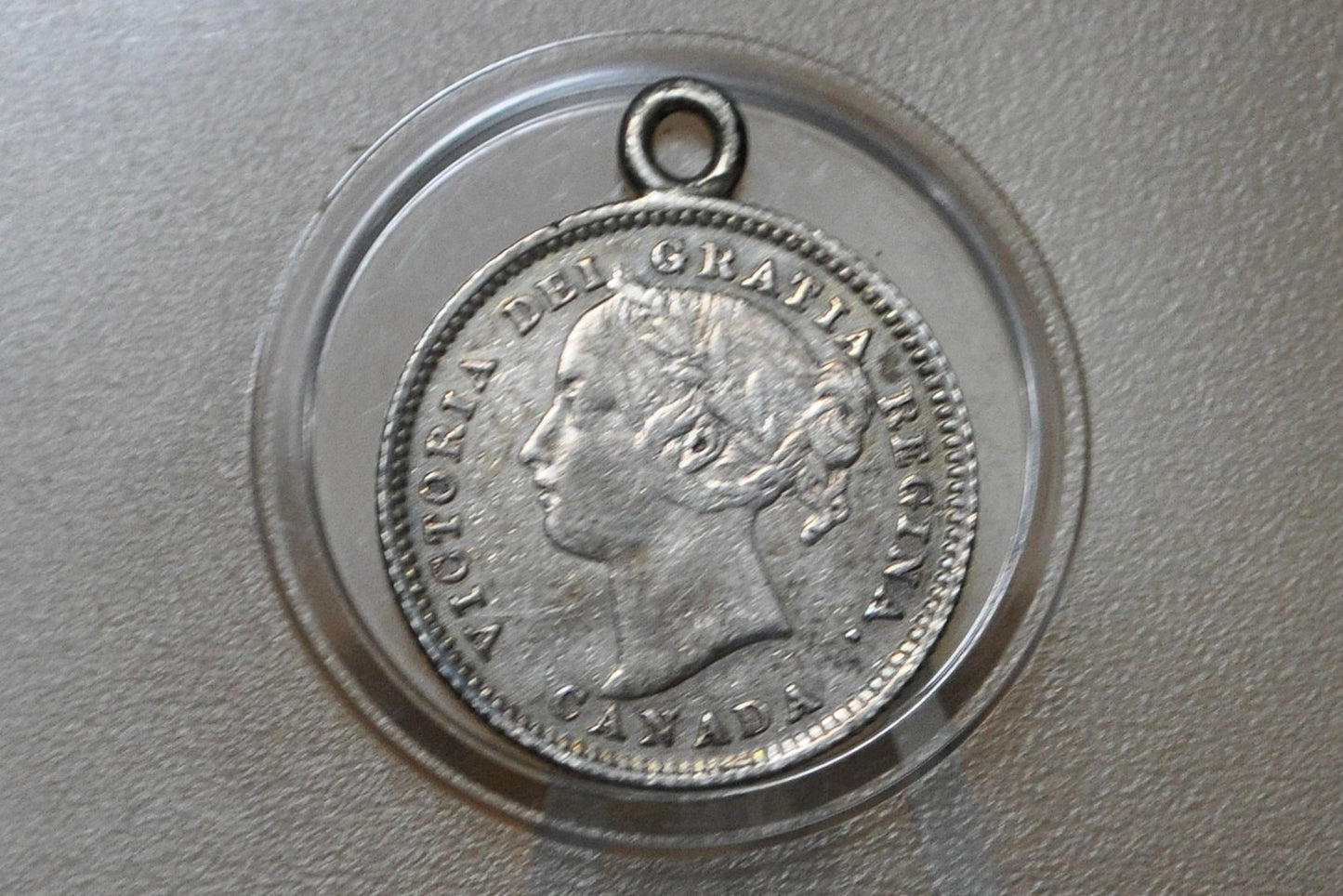 Genuine Antique Love Token, PMW - Made From an 1800's Silver Dime - Beautiful Scroll Work, 1800s Silver Love Token, "PWM" Love Token