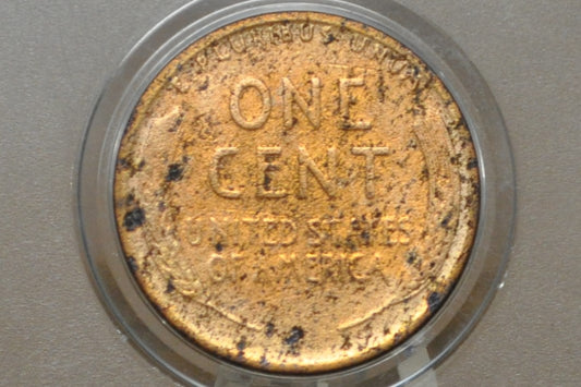 1914-D Wheat Penny - Key Date - Fine Details, Cleaned - 1914D Wheat Ear Cent - World War I Era Coin - 1914 D Lincoln Cent - Authentic