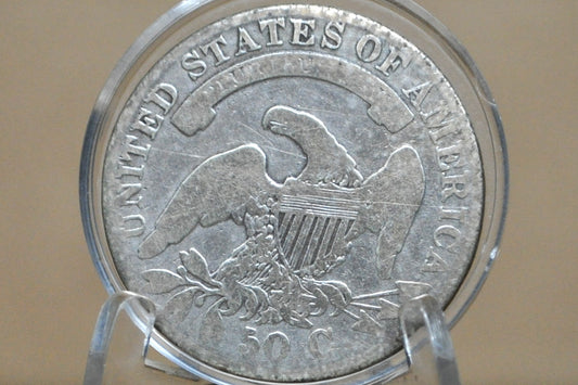 1832 Capped Bust Half Dollar - G/VG - 1832 Half Dollar US Half Dollar 1832 Silver Half Dollar