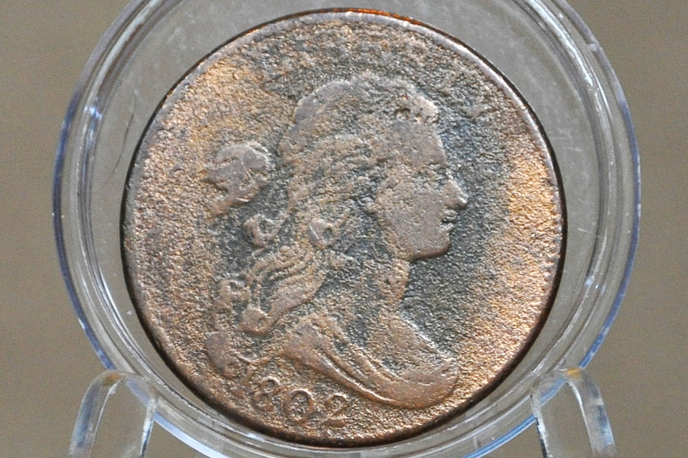 1802 Draped Bust Large Cent - VF Details - Affordable with great detail - US Large Cent 1802 One Cent