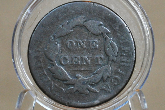 1823 Large Cent - 1823/2 Variety - Good+, Very Rare Date - 1823 US 1 Cent 1823 Large Cent - Matron Head 1816 to 1835