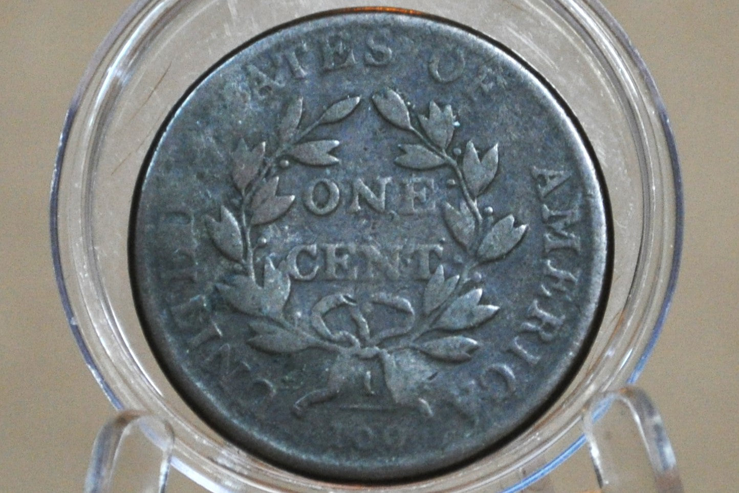 1802 Large Cent Draped Bust Counter Stamped "1871" - 1802 Draped Bust 1c Counter Stamped Coin "1871, 1871, I"