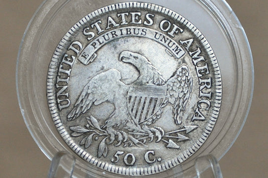 1810 Capped Bust Half Dollar - VF - 1810 Half Dollar US Half Dollar 1810, Rare Early Half, Low Mintage, Great Detail