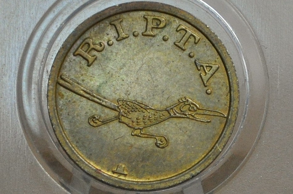 Rhode Island Public Transportation Authority Roadrunner Token - Roadrunner Transit Token Rhode Island