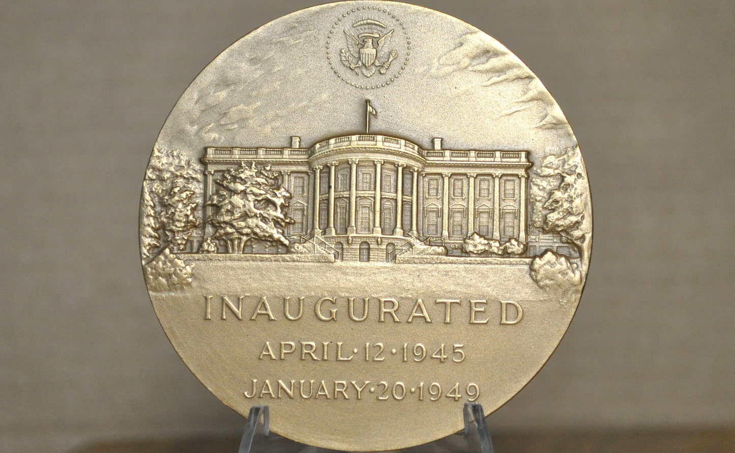 Harry S Truman Presidential Inaugural Medal - Official Harry S. Truman Presidential Inaugural Bronze Medal