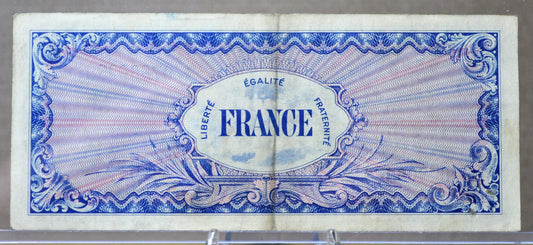 1944 France Allied Military 100 Franc Note - 2nd Issue - No Series Number - 1944 French One Hundred Francs Banknote - P#123a