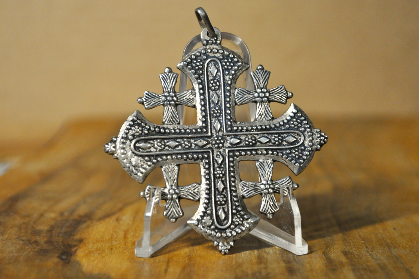 Large 950 Sterling Silver Jerusalem Maltese Cross Medal Pendant - Stamped and Tested 950 Sterling Silver - Jesus Jewelry - Knights of Malta