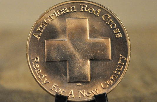 1981 American Red Cross 100th Anniversary Bronze Medal - 100th Anniversary Red Cross Bronze Medallion