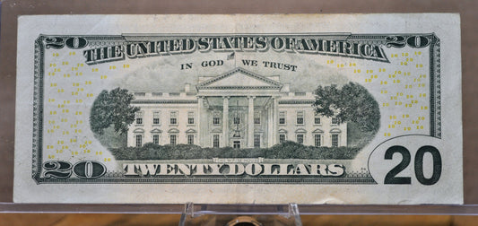 2017A Fancy Pattern Serial Number 20 Dollar Note - 95252652 - 2017 Twenty Dollar Fancy Serial Number Note - Fr.7001-B