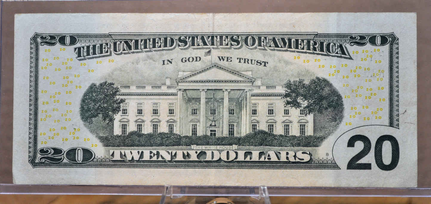 2017A Fancy Repeating Serial Number 20 Dollar Star Note - 08989993 - 2017-A Twenty Dollar Fancy Serial Number Star Note - Fr.7002-K*