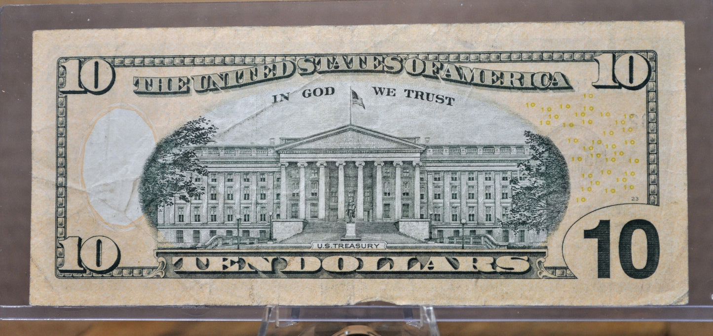 2017 Fancy Trinary Repeater Serial Number 10 Dollar Banknote - 67696967 - 2017 Funny Novelty Serial US Ten Dollar Note - Fr.2043-B