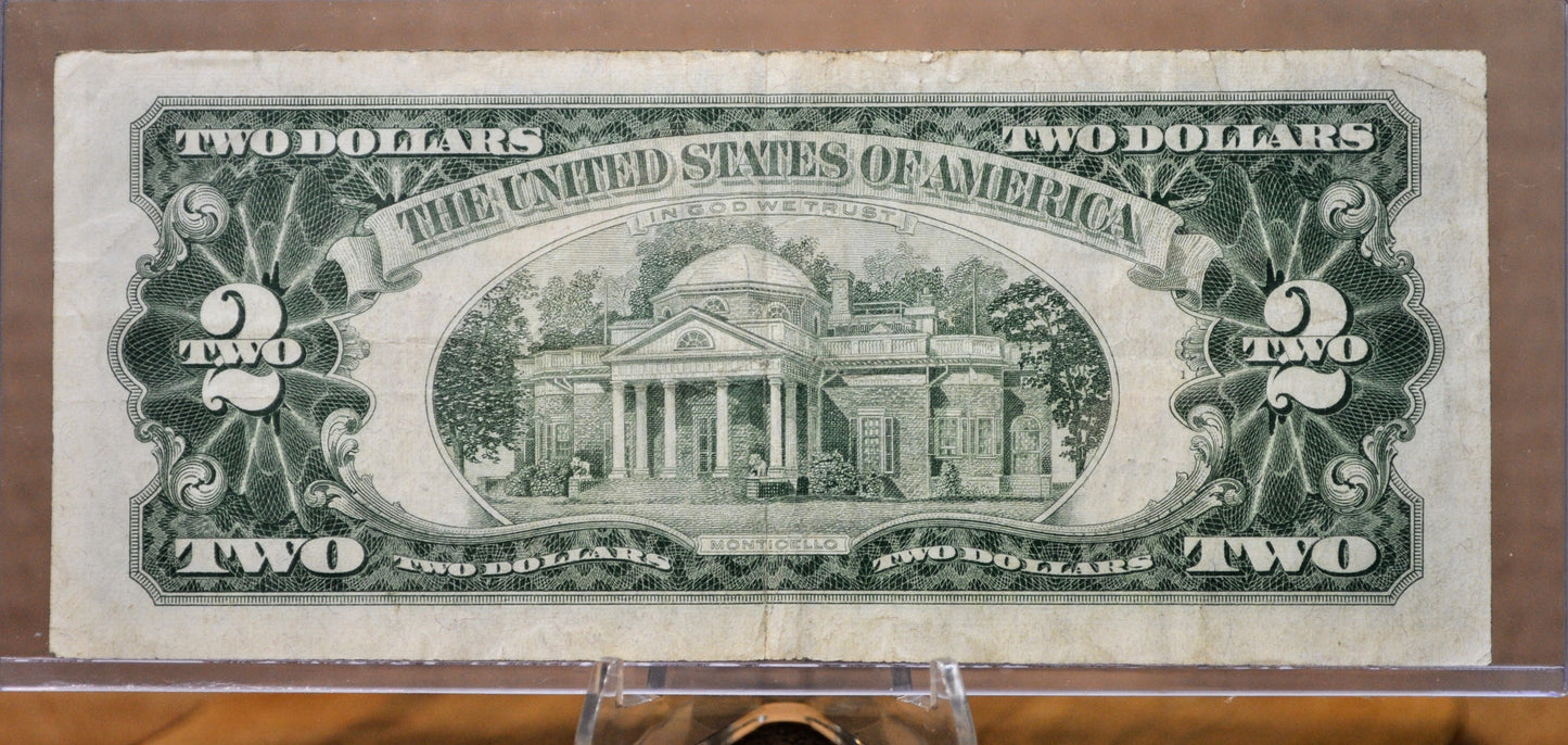 1963 U.S. Legal Tender 2 Dollar Fancy Repeater Serial Number Note - 11679999 - 1963 Two Dollar Fancy Serial Red Seal Note - Fr#1513