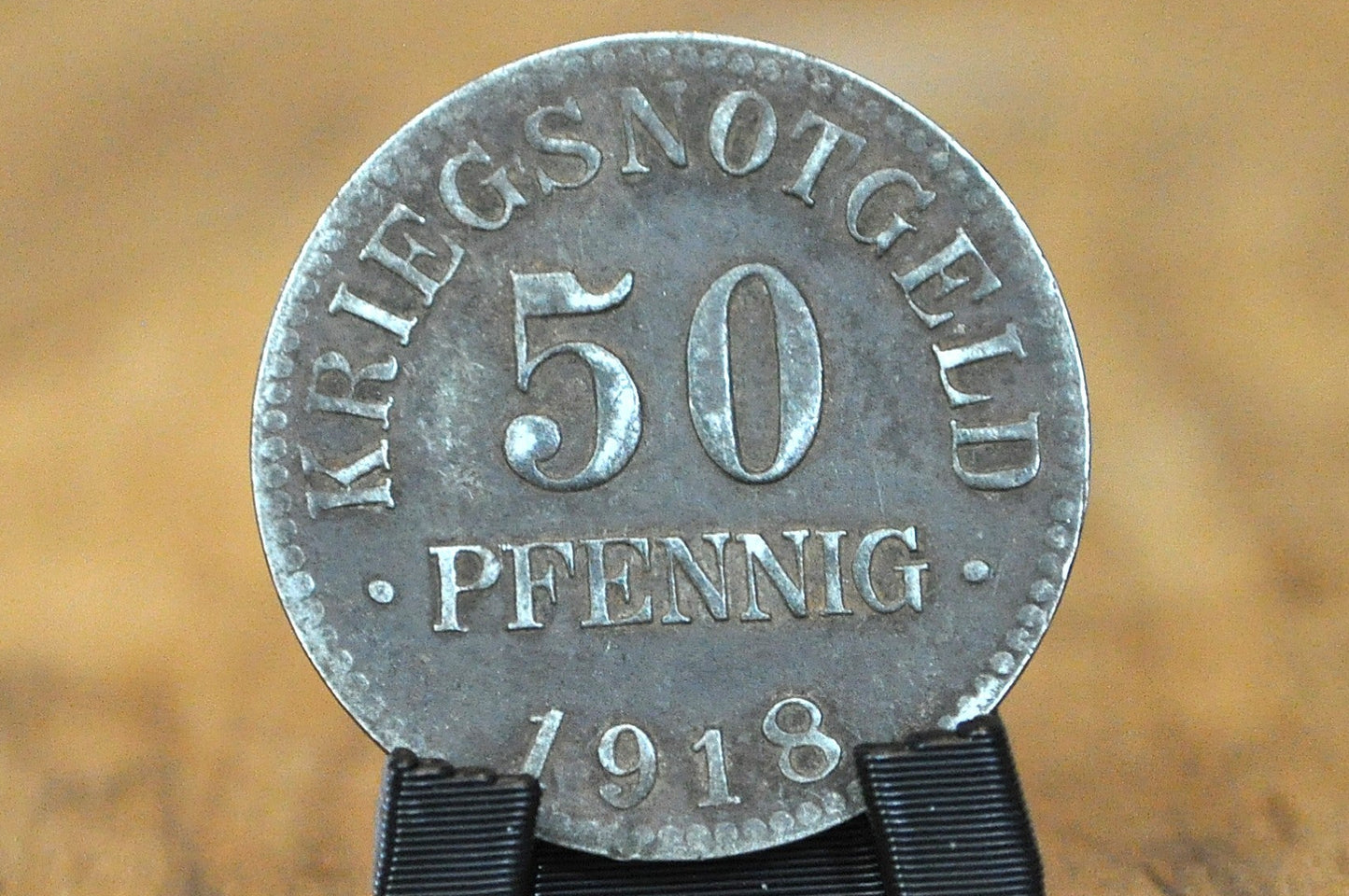 Rarer 1918 Speyer 50 Pfennig - Great Condition - Brunswick Emergency Coinage - German Weimar Republic -