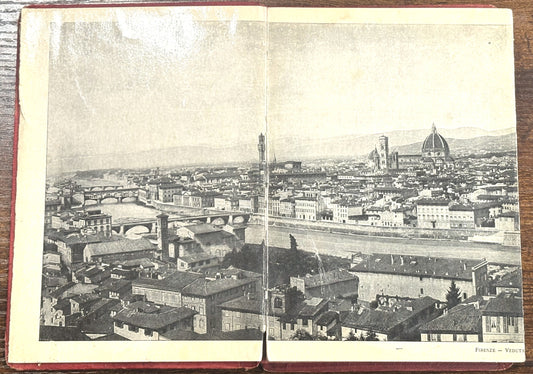 Two Vintage Italian Souvenir Albums - Vintage Italian "Ricordo di Firenze & Ricordo di Roma" 30 Vedute Souvenir Books - Leporello Albums