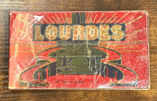 Lourdes Notebook Of 18 Colored Unused Postcards - Booklet of 18 Postcards of Lourdes