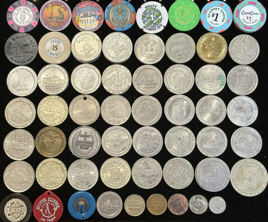 Casino Gaming Tokens - Gaming Casino Collectible Tokens - Casino Tokens Pick Your Variant!!