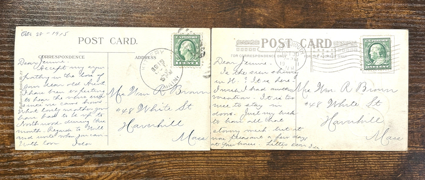 Five Vintage Halloween Postcards, Choose Your Variant - Antique Halloween Gift Postcards Choose Your Own!