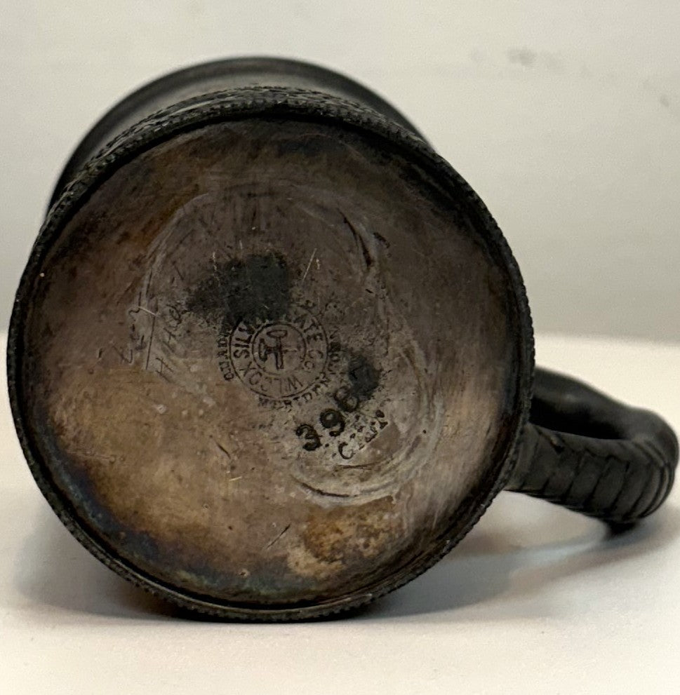 Wilcox Silver Plate Co. Quadruple Plate Christening Cup - Antique Wilcox Silver Plate Co. Quadruple Plate Cup