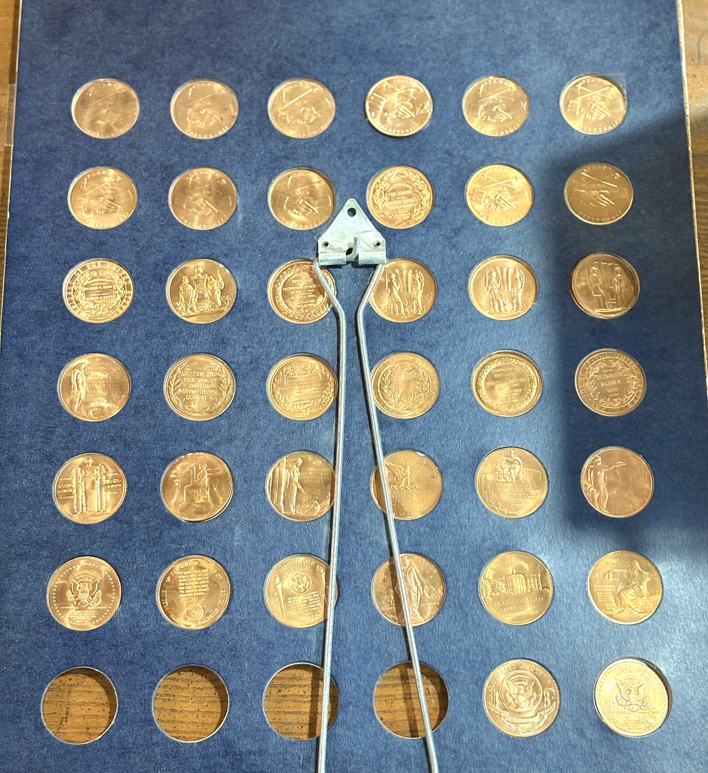 Presidents of the United States Featuring 38 Presidents On A Mounted Display - Mounted Display of the Presidents of the United States