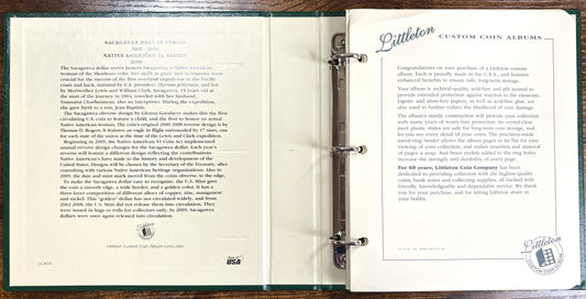 Sacagawea Dollars 2000-2008 Native American Archive Quality $1 Series Full Set - Completed Sacagawea Dollars Native American One Dollar Series