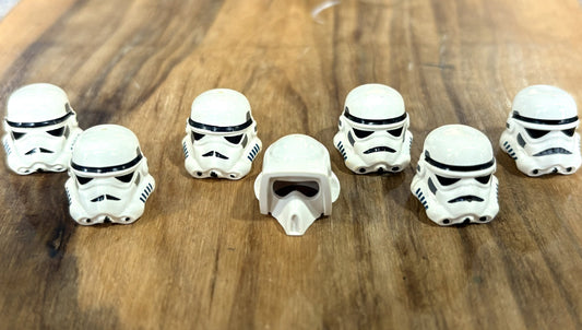 LEGO Minifigure Star Wars Lot of 7 Scout/Storm Troopers - Rare LEGO Star Wars Stormtrooper 7pc Lot
