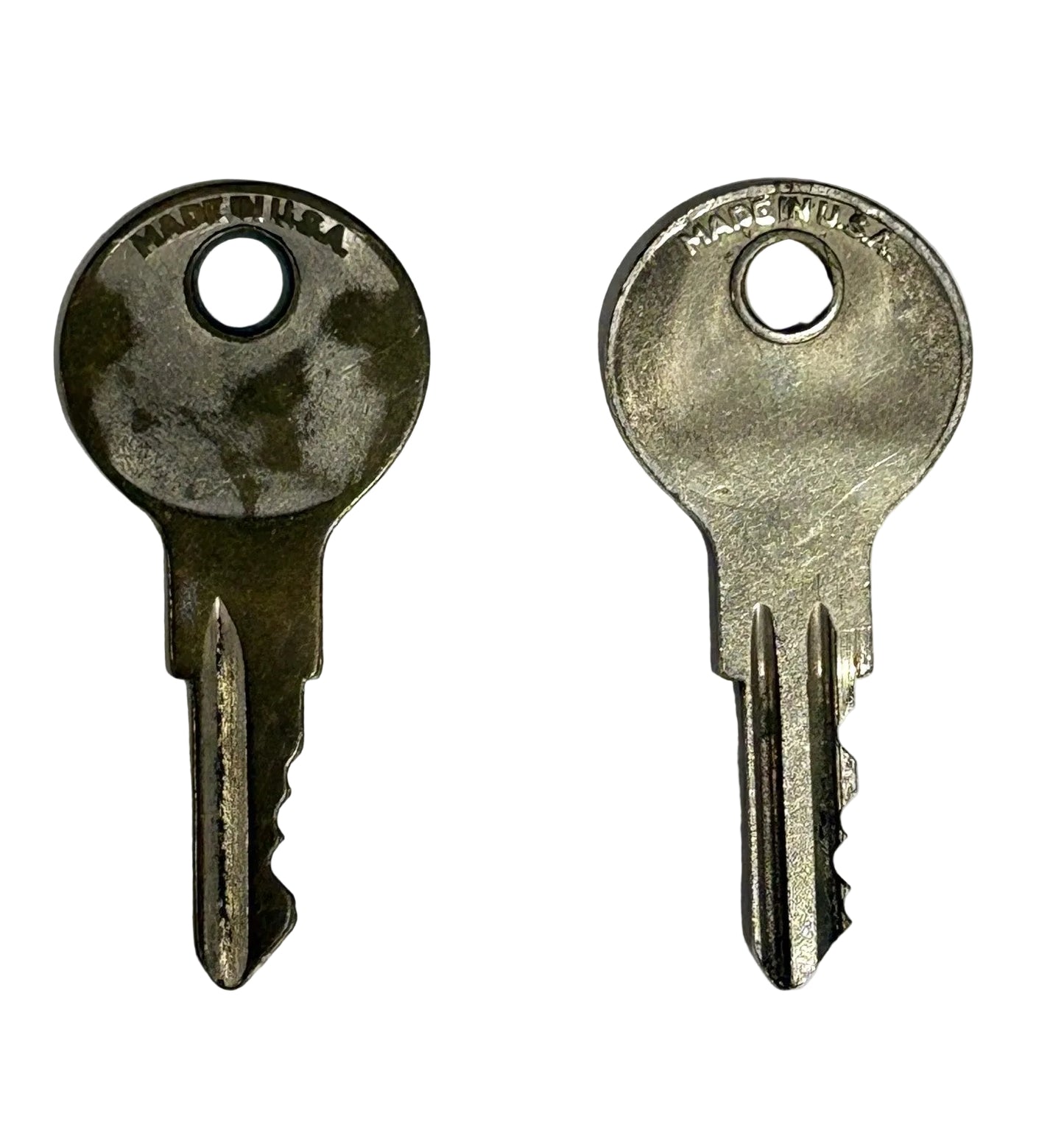 Vintage Yale Junior Set of Two Keys - Vintage Yale & Towne "Yale Junior" Pair of 2 Keys