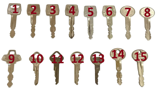Vintage Ford Family of Fine Cars Choose Your Style Numbered 1-15 - Ford Keys Pick Your Variant