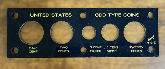 Capital Plastics Coin Holder Lot (4) Odd Type Coins, 20th Century Dollars & Mint Sets - Lot of 4 Capital Plastics Coin Holders