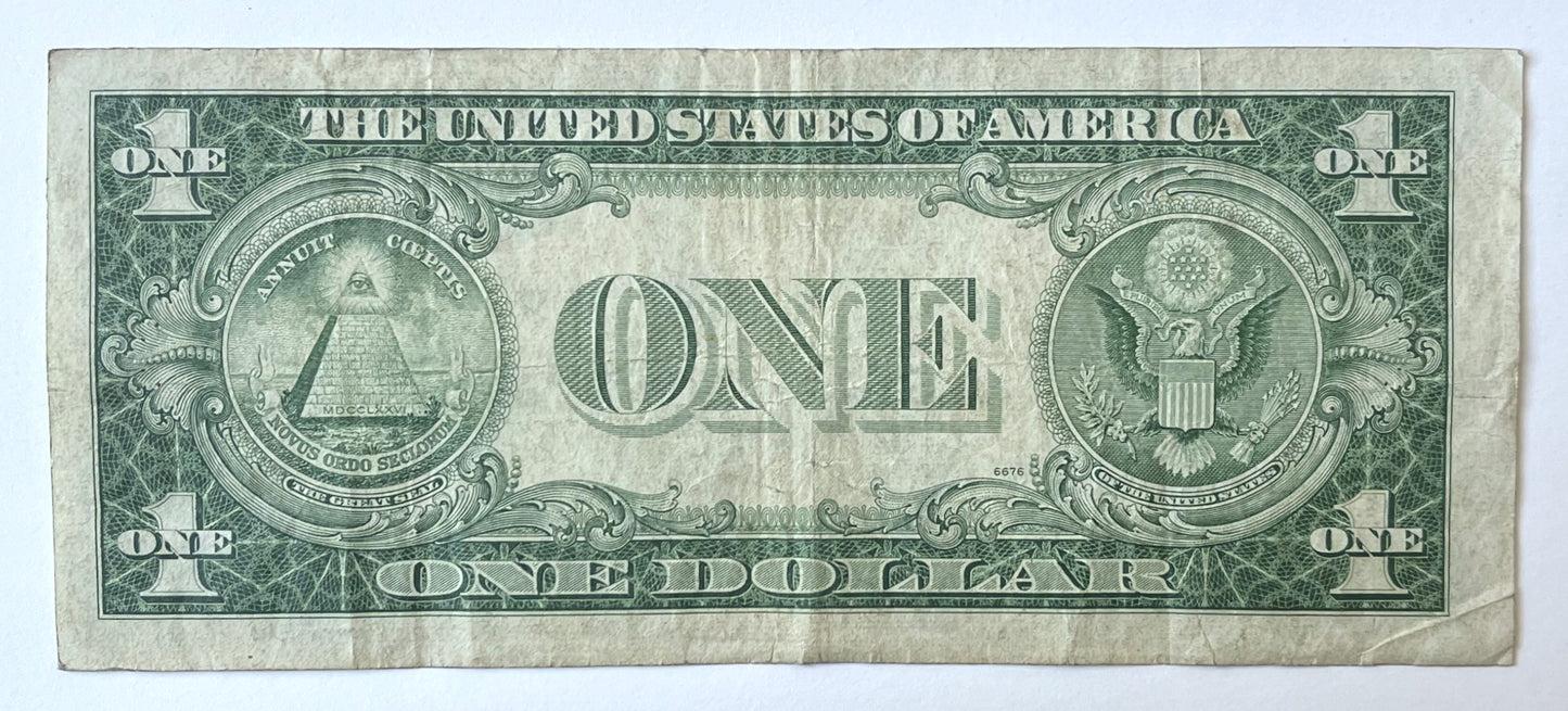 1935-F Silver Certificate 1 Dollar Star Note - Choice of Grade/Condition - *-F Block - 1935F Blue Seal Star Replacement Note - Fr. 1615*