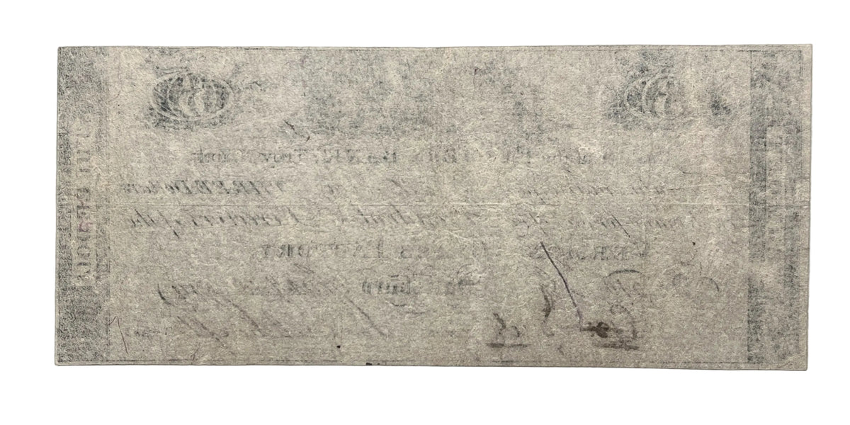 1814 Vermont Glass Factory 3 Dollar Merchant Scrip Note - Rare Early Vermont Scrip - Salisbury VT - 1814 Three Dollar Vermont Merchant Scrip