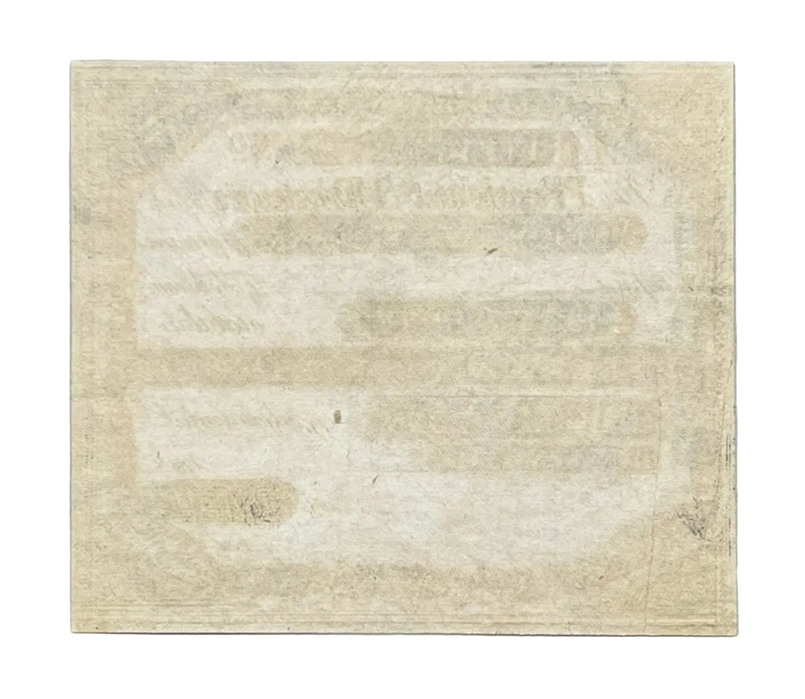 1808 Vermont State Bank 50 Cent Burlington Obsolete Note - Uncirculated Remainder - 1800s Burlington Vermont Fifty Cents Obsolete Banknote