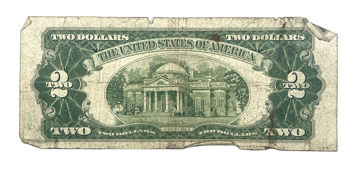 1953B Fancy Solid Repeater Lucky 777 Serial Number 2 Dollar Note - 64777775- 1953-B Two Dollar Legal Tender Cool Serial Note - Fr#1511