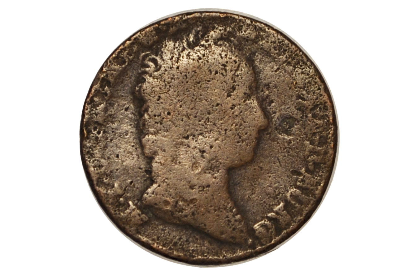 1750 Austrian Netherlands Liard Coin - Austrian Empire One Liard Colonial Era Coin - 1700s Coins - Maria Theresa