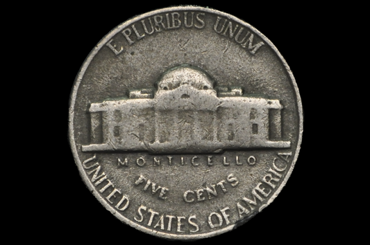 1944 Henning Nickel – WWII Counterfeit Issue – Rare & Highly Collectible - No Mint Mark War Nickel