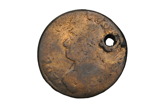 1787 Connecticut Half Penny - Low Grade, Low Cost - Colonial 1/2 Penny 1787 State of Connecticut - Auctori Connec, Rare