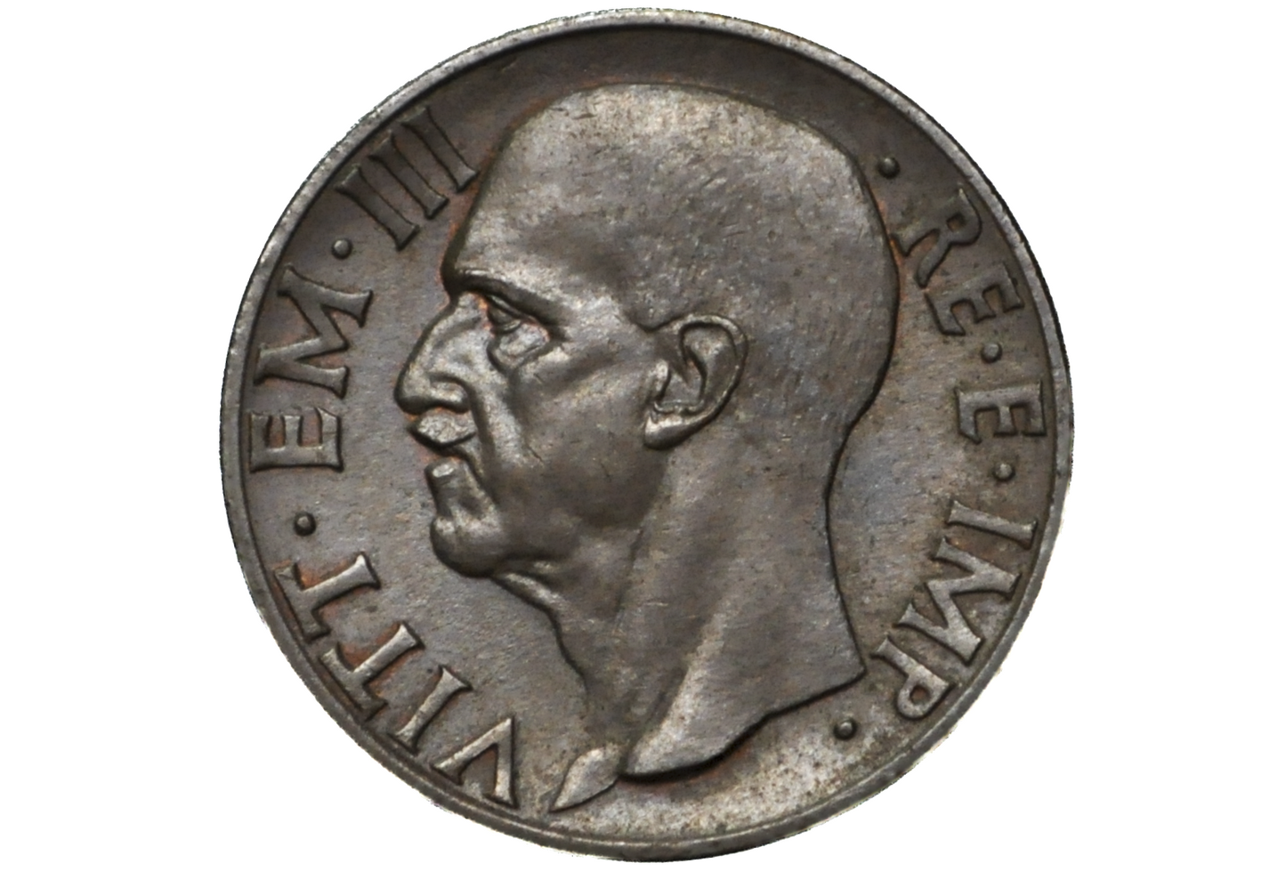1936 Italian 10 Cent Coin - Victor Emmanuel III - Italy 10 Cent Coin 1936 Ten Centesimi - Kingdom of Italy