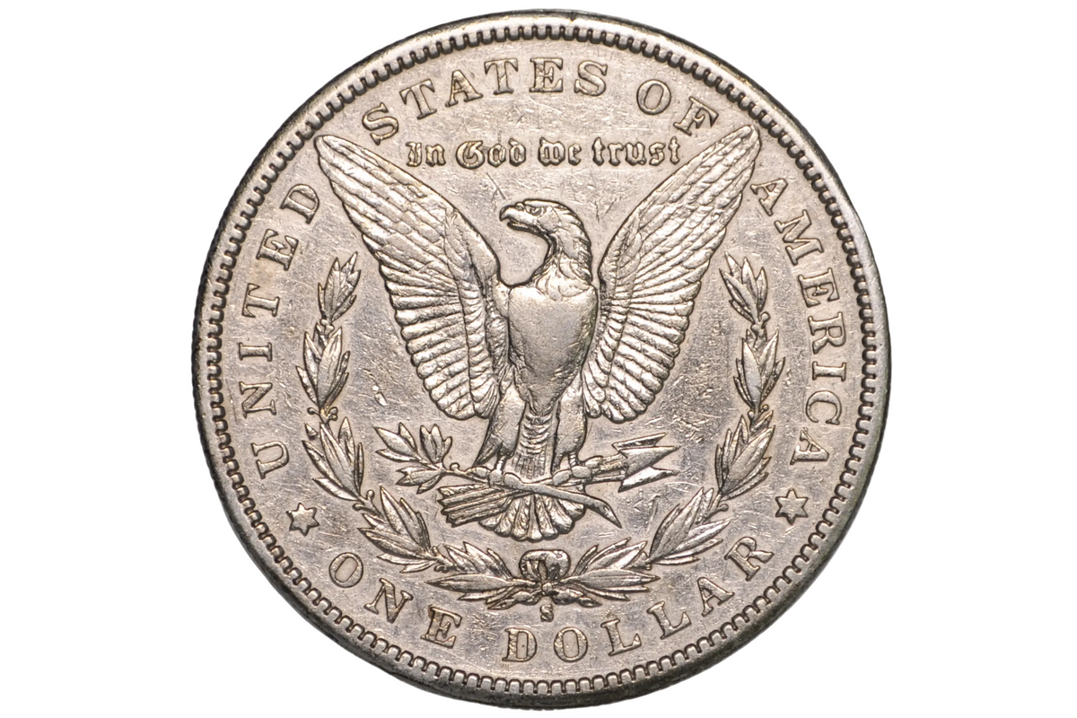 1887-S Morgan Silver Dollar - AU Details - 1887 S Morgan Dollar 1887S Silver Dollar - Rarer Date, Nice Coin - Low Mintage