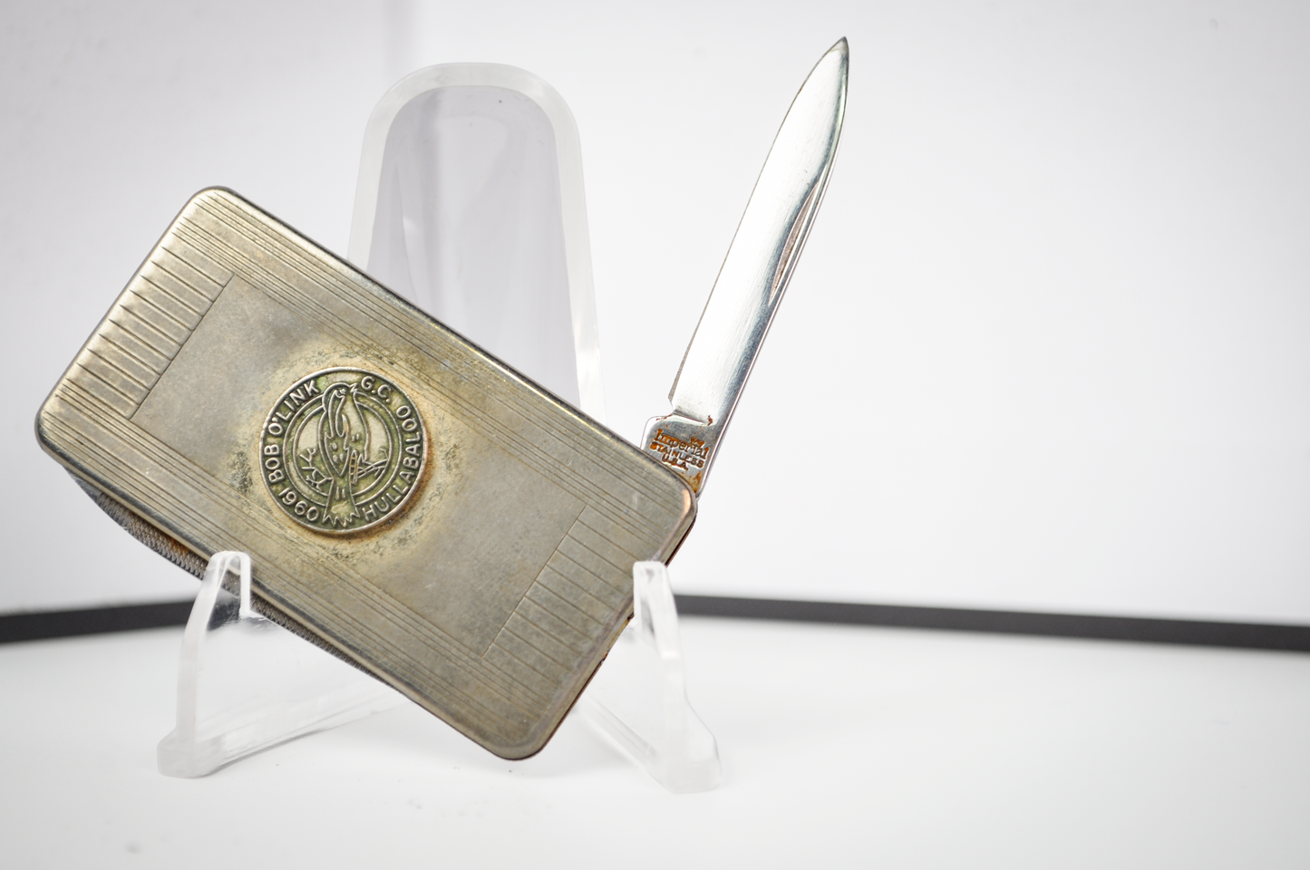 1960 Bob O'Link Hullabaloo Money Clip Pocket Knife - Tools - Multi-Use Antiques
