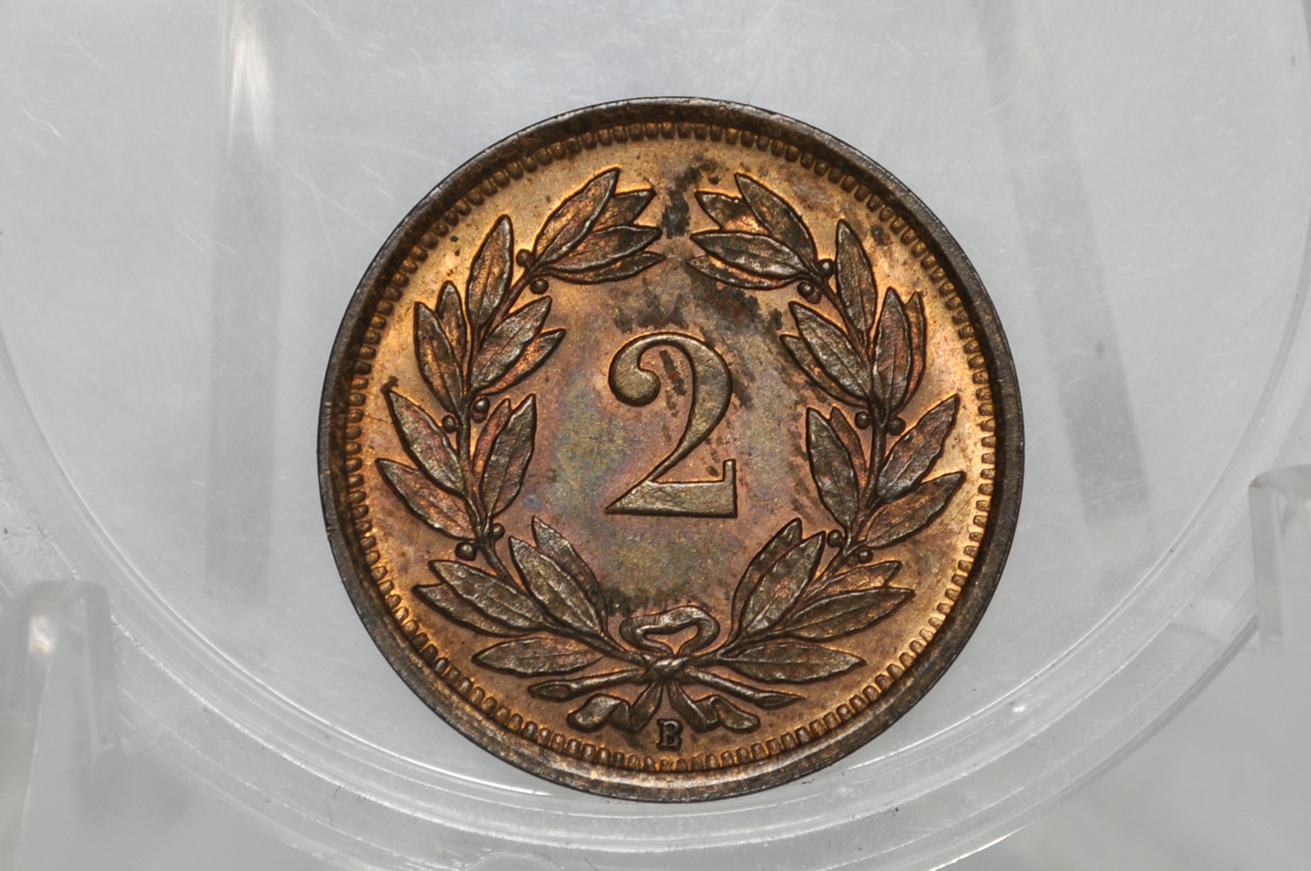 1936 Switzerland 2 Rappen - UNC - 1936 Helvetica 2 Rappen Swiss Two Rappen 1936, Great Coin - 500,000 Minted