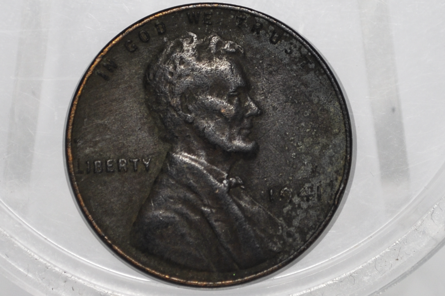 1941 Wheat Penny Weird Color - WWII Era 1941 US Cent - WW2 Wheat Penny - 1941 Wheat Back Lincoln Penny