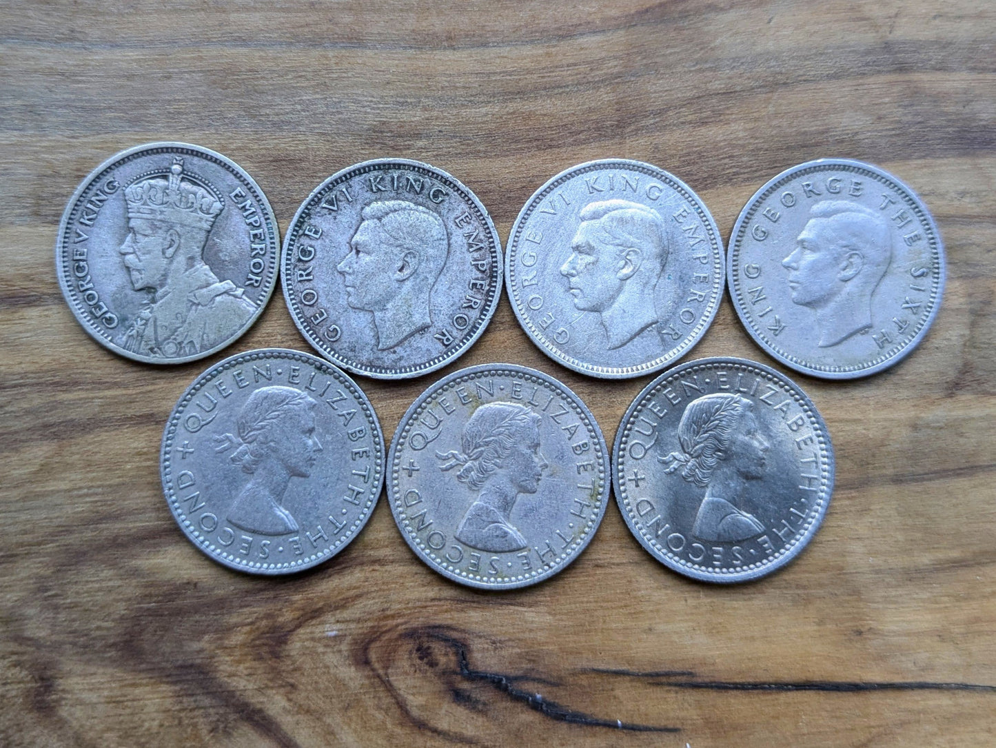 New Zealand Sixpence, Choose by Date - 30s, 40s, 50s, 60s - Great Condition - New Zealand Six pence 6 Pence