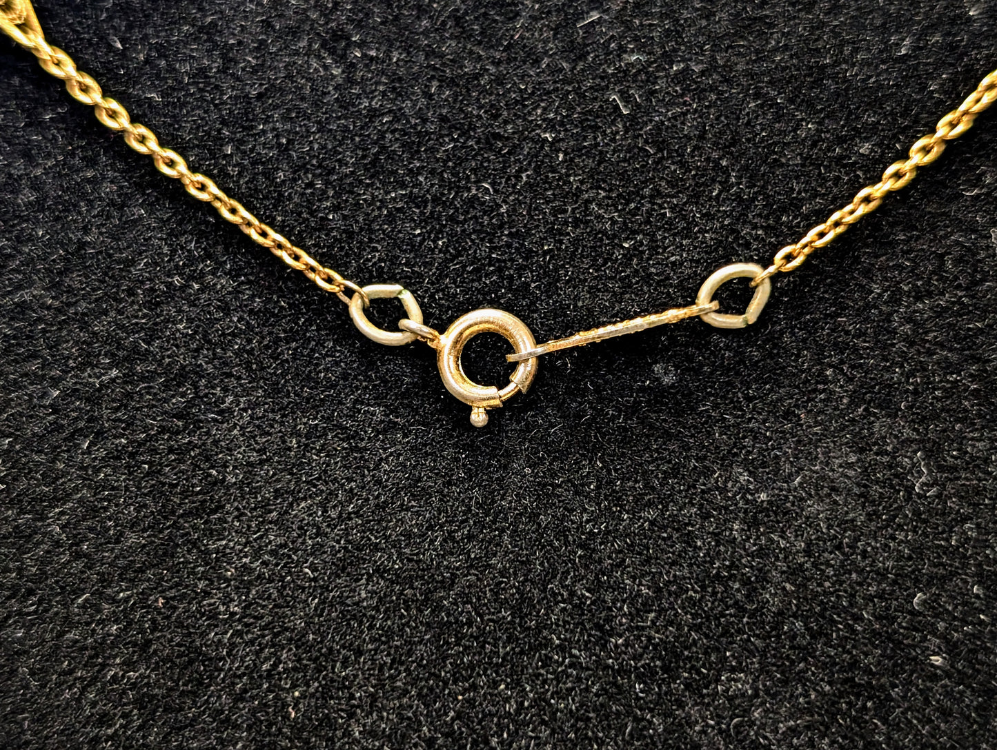 Elegant Napier Gold Toned Filigree Flat Link Chain Necklace - 24" Length - Vintage Napier Antique Style Gold Filigree Dainty Necklace