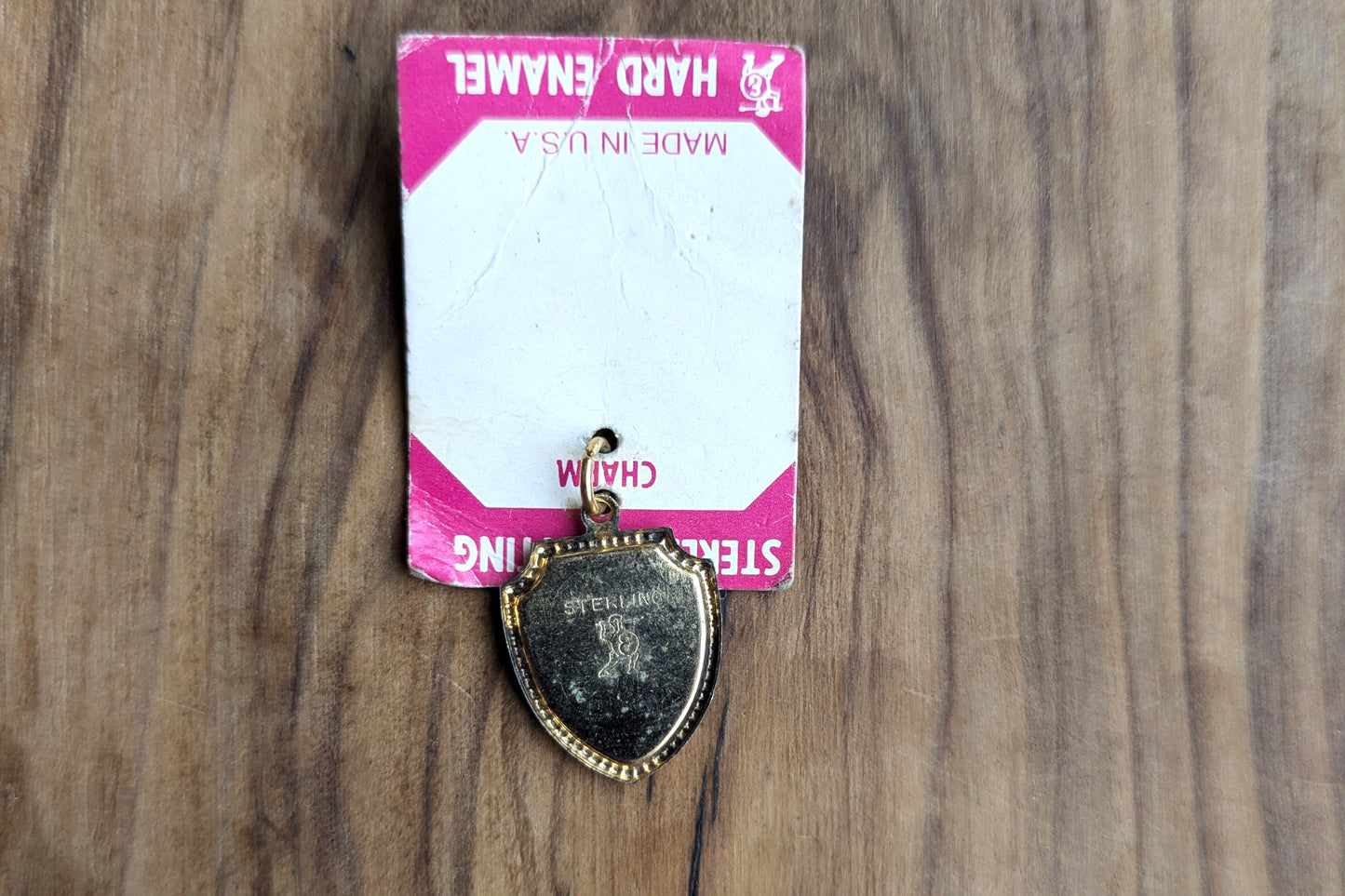 Sterling Silver Jekyll Island Charm - Stamped and Tested Sterling Silver - Enamel Souvenir Charm