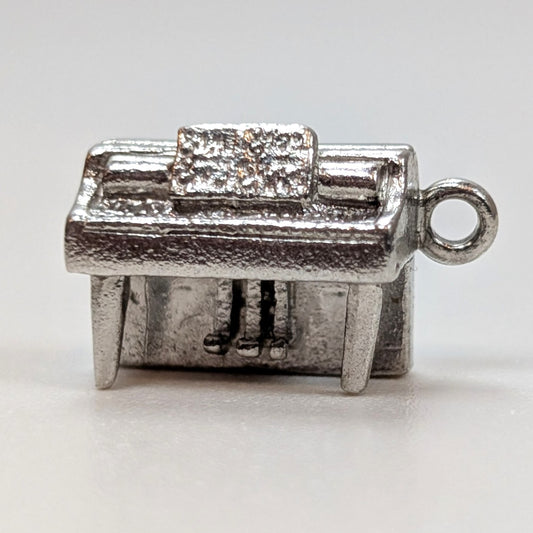 Vintage Sterling Piano Charm - 925 Silver Studio Upright - 4.5 Grams