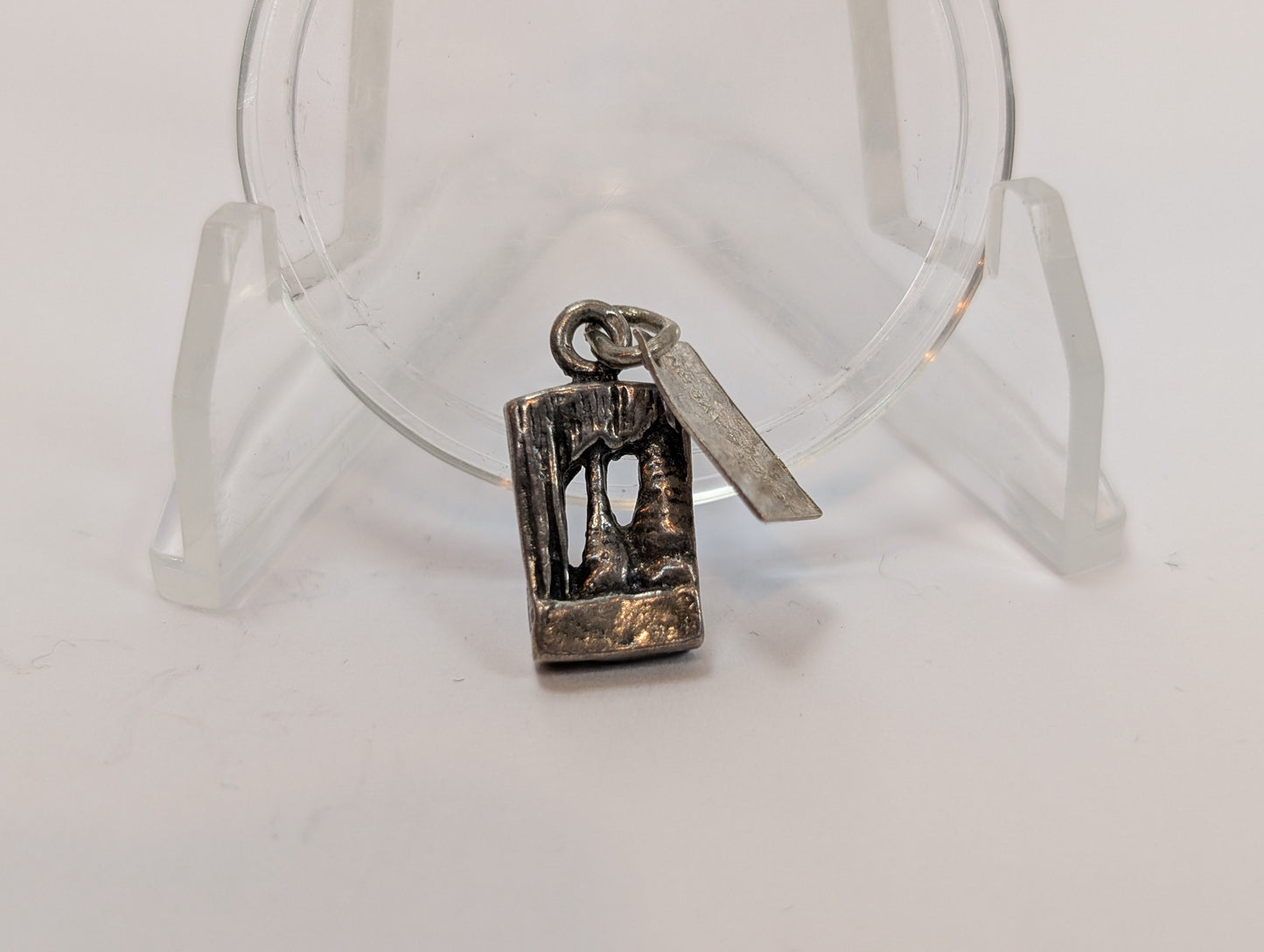 Bell Trading Post Howe Caverns Charm - Stamped and Tested Sterling Silver - 1960s Bell Trading Post Jewelry