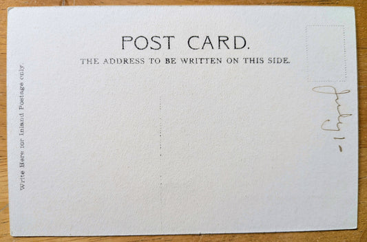 1910s Coniston Lake and Old Man Scotland Postcard - Valentines Series - Antique Coniston Scottish Black and White Postcard